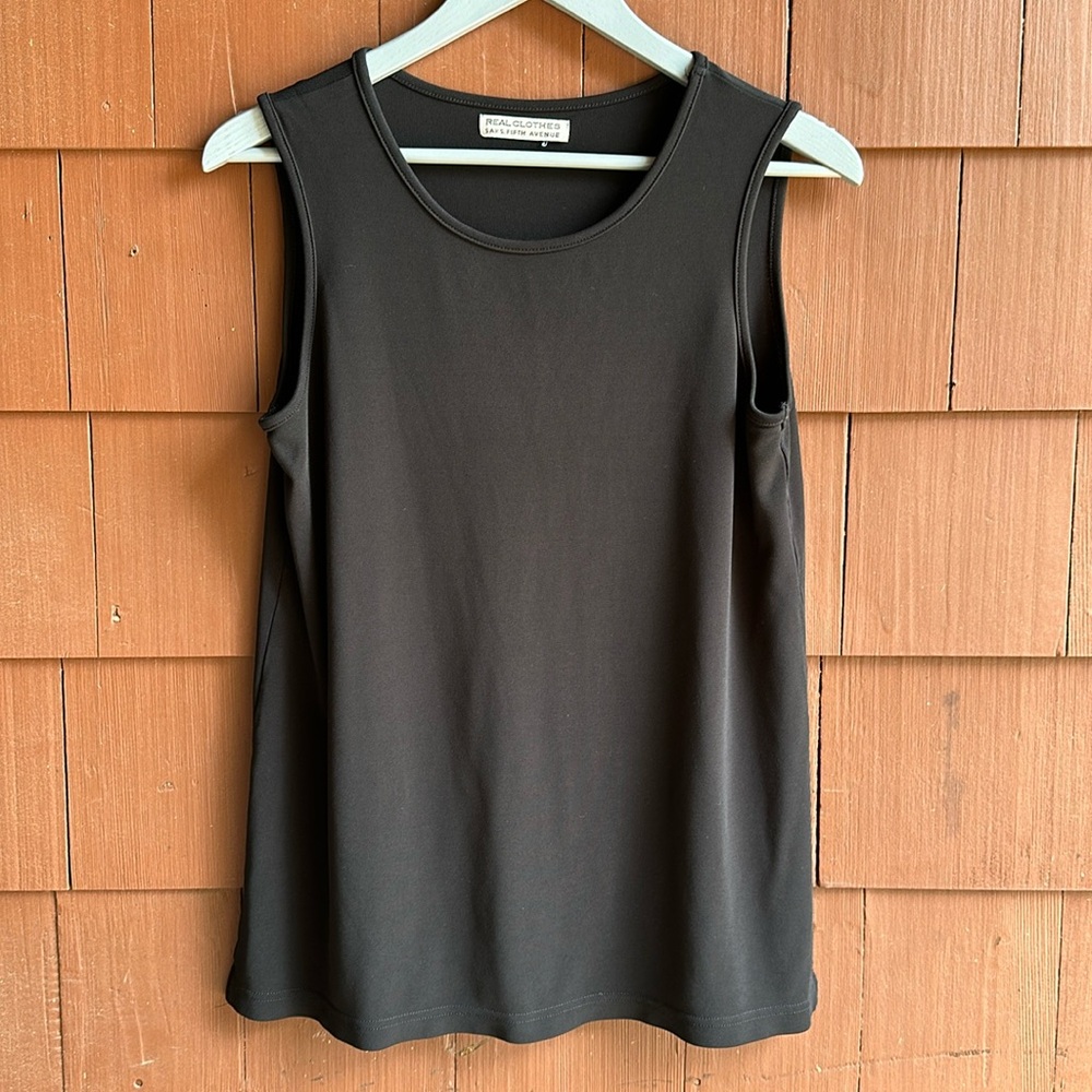 Saks Fifth Avenue Black Tank- Size Large